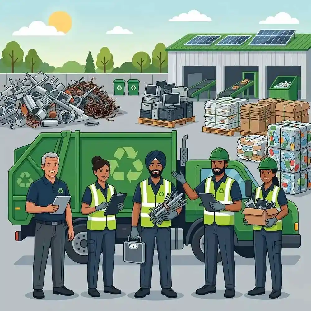 Trusted scrap recycling services by Scrapify for industrial and commercial sectors.