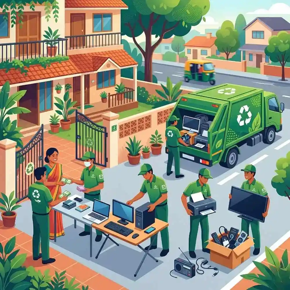 Scrapify providing secure e-waste collection and recycling in Greater Noida.