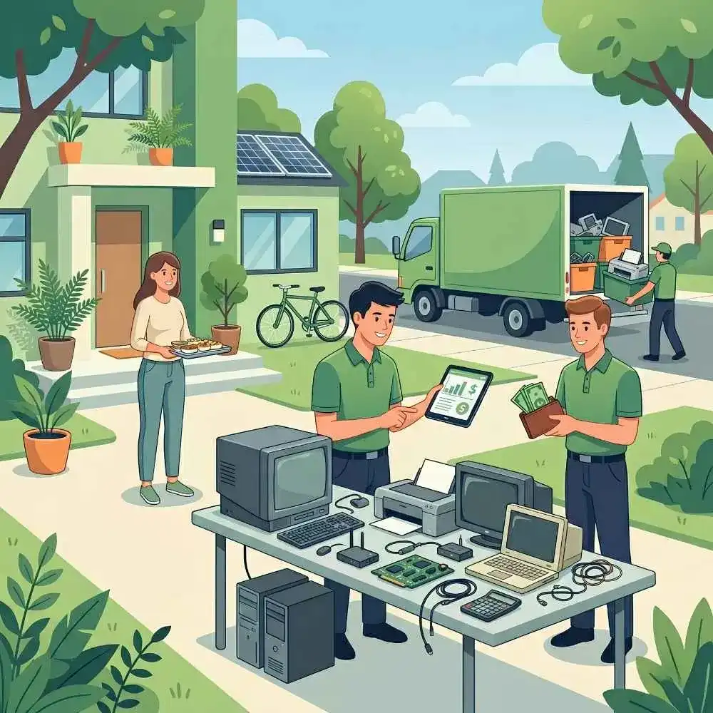 Secure e-waste disposal and resource recovery solutions in Ghaziabad.