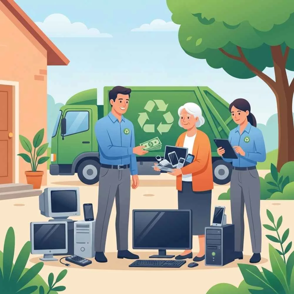 Electronic waste collection and recycling solutions in Noida for sustainable resource recovery.