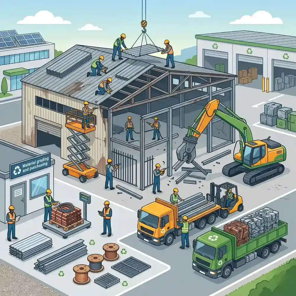 Safe building dismantling and debris removal services in Gurugram.